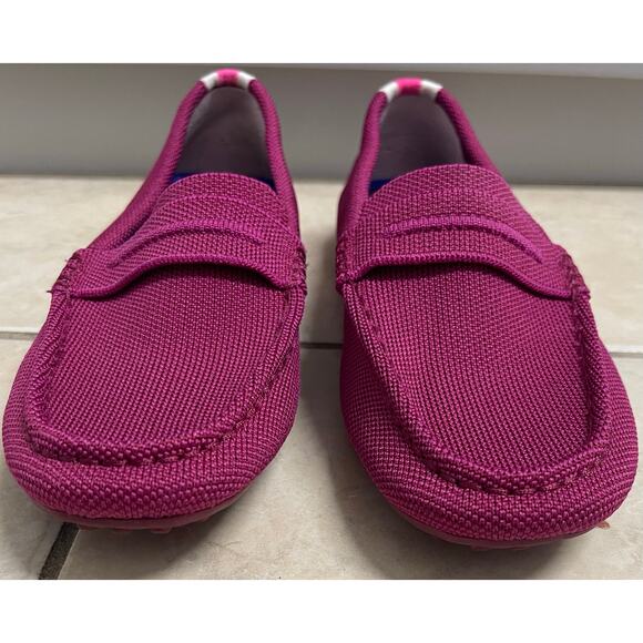 Rothy's women's The Driver loafer Raspberry slip-on size 7.5 - Picture 3 of 9